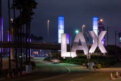 LAX Airport Sign